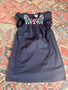 Like New Crewcuts Cotton Embroidered Dress size 8